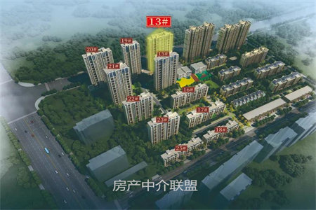 蓝润十年城精装套三双卫罗浮广场旁前后对中庭低首付